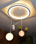 LAMPA SUFITOWA KOSMOS PLANETY ASTRONAUTA POKÓJ DZIECKA *Kraina światła