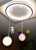 LAMPA SUFITOWA KOSMOS PLANETY ASTRONAUTA POKÓJ DZIECKA *Kraina światła