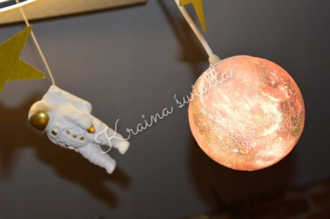 LAMPA SUFITOWA KOSMOS PLANETY ASTRONAUTA POKÓJ DZIECKA *Kraina światła