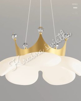 Lampa sufitowa Kraina światła Kwiat Złota Korona