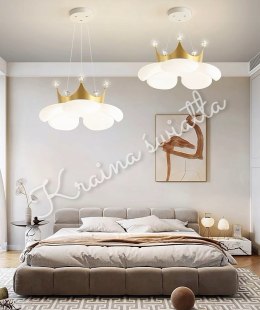 Lampa sufitowa Kraina światła Kwiat Złota Korona