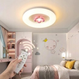 Lampa sufitowa Kwiatek Różowa Kwiat LED PILOT