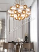 SZKLANE KULE 19SZTUK DUŻA ELEGANCJA GLAMOUR ZŁOTO RÓŻ **Kraina światła