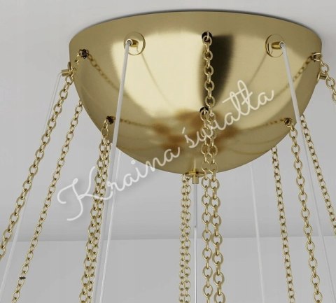 SZKLANE KULE 19SZTUK DUŻA ELEGANCJA GLAMOUR ZŁOTO RÓŻ **Kraina światła
