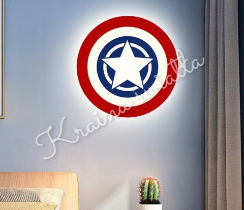 UROCZA LAMPA SUFITOWA GWIAZDA AVENGERS POKÓJ DZIECKA LED **Kraina światła