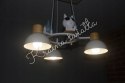 UROCZA LAMPA SUFITOWA KOTKI KOT KOTEK DREWNO POKÓJ DZIECKA