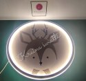 UROCZA LAMPA SUFITOWA LED Z LEŚNY ZWIERZAK POKÓJ DZIECKA SARENKA JELONEK