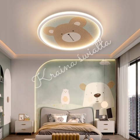 UROCZA LAMPA SUFITOWA LED Z LEŚNY ZWIERZAK POKÓJ DZIECKA SARENKA JELONEK