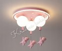 UROCZA LAMPA SUFITOWA MIŚ BALONY MISIE BALON POKÓJ DZIECKA LED + E27