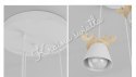 UROCZA LAMPA SUFITOWA WISZĄCA POROŻE JELEŃ JELONEK E27 **Kraina światła