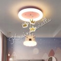 UROCZA LAMPA SUFITOWA ZAMEK CHMURKA KORONY KORONA POKÓJ DZIECKA LED