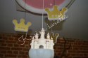 UROCZA LAMPA SUFITOWA ZAMEK CHMURKA KORONY KORONA POKÓJ DZIECKA LED