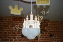 UROCZA LAMPA SUFITOWA ZAMEK CHMURKA KORONY KORONA POKÓJ DZIECKA LED