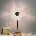 UROCZA LAMPKA NOCNA KWIAT KWIATEK ZŁOTO 3 KOLORY POKÓJ LED **Kraina światła