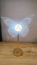 UROCZA LAMPKA NOCNA MOTYL MOTYLEK ZŁOTO 3 KOLORY LED ** Kraina światła
