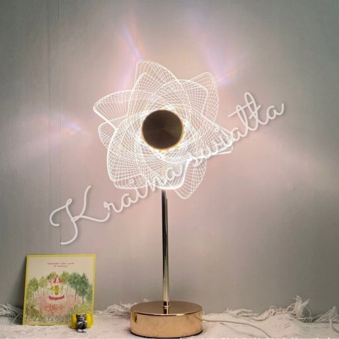UROCZA LAMPKA NOCNA MOTYL MOTYLEK ZŁOTO 3 KOLORY LED ** Kraina światła