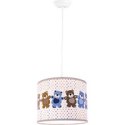 Lampa dziecięca wisząca z Misiami fi25