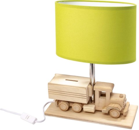 Lampa stołowa Ciężarówka - Skarbonka - zielona