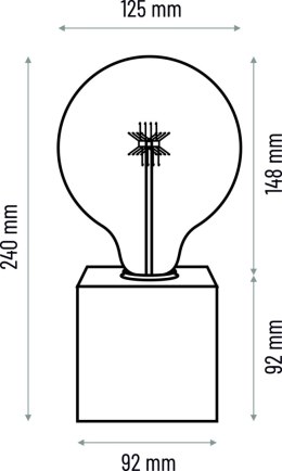 Lampa stołowa Cubo 1