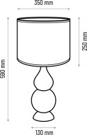 Lampa stołowa SHISHA - szary
