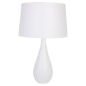 Lampa stołowa komodowa VASE - biała
