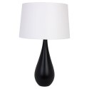Lampa stołowa komodowa VASE - czarna