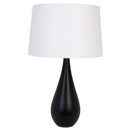Lampa stołowa komodowa VASE - czarna