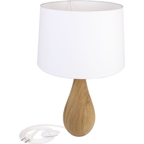 Lampa stołowa komodowa VASE - dąb