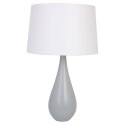Lampa stołowa komodowa VASE - szara