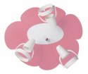 Lampa sufitowa plafon Płatek różowo-biały