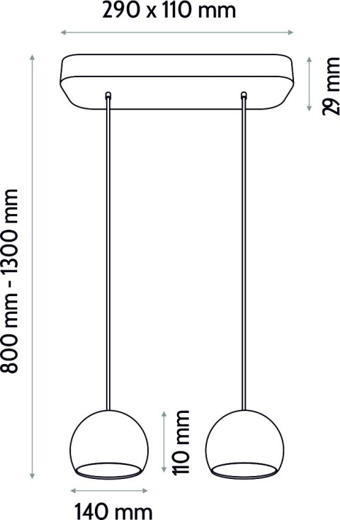 Lampa wisząca BALLI-2