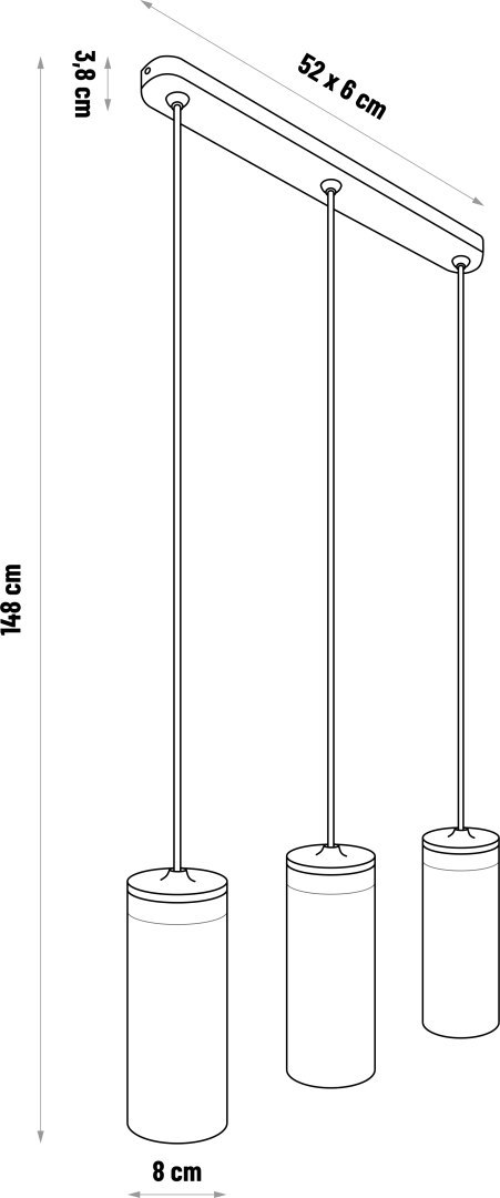Lampa wisząca BARREL-3