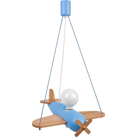 Lampa wisząca Clipper naturalno-błękitny