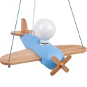 Lampa wisząca Clipper naturalno-błękitny