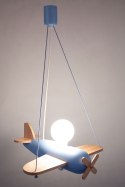 Lampa wisząca Clipper naturalno-błękitny