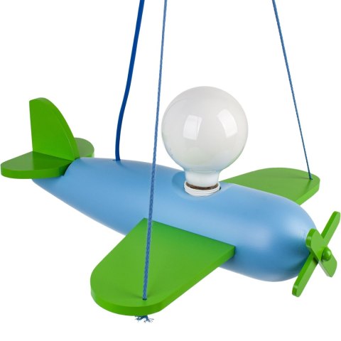 Lampa wisząca Clipper zielono-błękitny