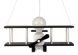 Lampa wisząca Samolot duży czarno-biały