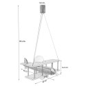 Lampa wisząca Samolot duży multikolor
