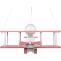 Lampa wisząca Samolot duży różowo-biały