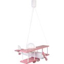 Lampa wisząca Samolot duży różowo-biały