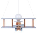 Lampa wisząca Samolot duży szaro-naturalny