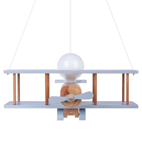 Lampa wisząca Samolot duży szaro-naturalny