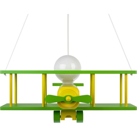 Lampa wisząca Samolot duży zielono - seledynowy