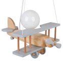 Lampa wisząca Samolot mały szaro-naturalny