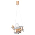 Lampa wisząca Samolot mały szaro-naturalny