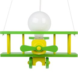 Lampa wisząca Samolot mały zielony