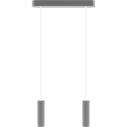 Lampa wisząca szara Madera 2 pł