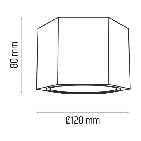 Big spot HEXA ES111 dąb