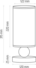 Lampa nocna Bolla butelkowa zieleń