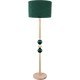 Lampa podłogowa Bolla butelkowa zieleń